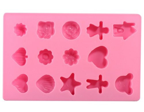 Stylish Silicone Cake Mold & Ice Tray (Pink)