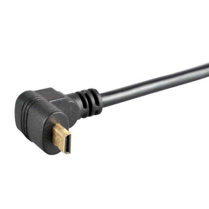 UCEC Down Angle Micro-HDMI to HDMI Cable - Male to Female - Supports Ethernet, 3D and Audio Return N4