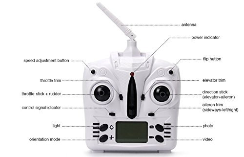 X6 X6 RC Tarantula JJRC Quadcopter Drone with 5MP Camera Full HD 1080 P Camera 2.4 GHz 4CH RTF RC Helicopter With... N8