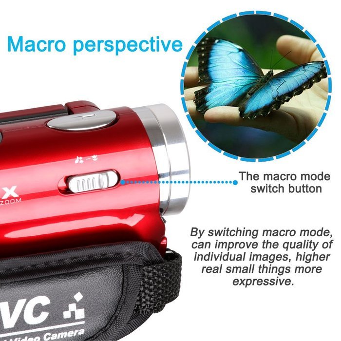 Camcorders, Besteker Portable Digital Video Camcorder HD Max 20.0 MP 1280*720P Camera DV 3.0 Inches TFT LCD Screen... N9