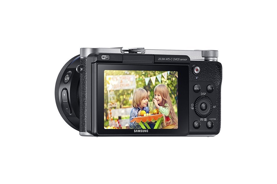 Samsung NX3000 Wireless Smart 20.3MP Mirrorless Digital Camera with 16-50mm OIS Power Zoom Lens and Flash (Black) N64