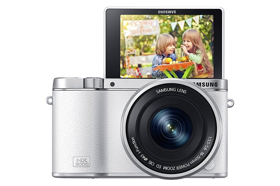 Samsung NX3000 Wireless Smart 20.3MP Mirrorless Digital Camera with 16-50mm OIS Power Zoom Lens and Flash (Black) N67