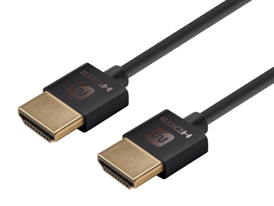 Monoprice 113586 Ultra Slim Series High Speed HDMI Cable, Black N2