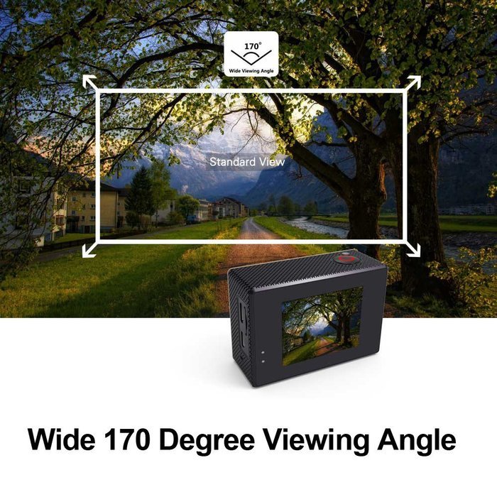 SJCAM SJ5000 Plus A7LS75 1080P 60FPS WiFi Built-in 1.5'' LCD 16MP 170&deg; Wide Angle Sport Action Camera Waterproof... N5