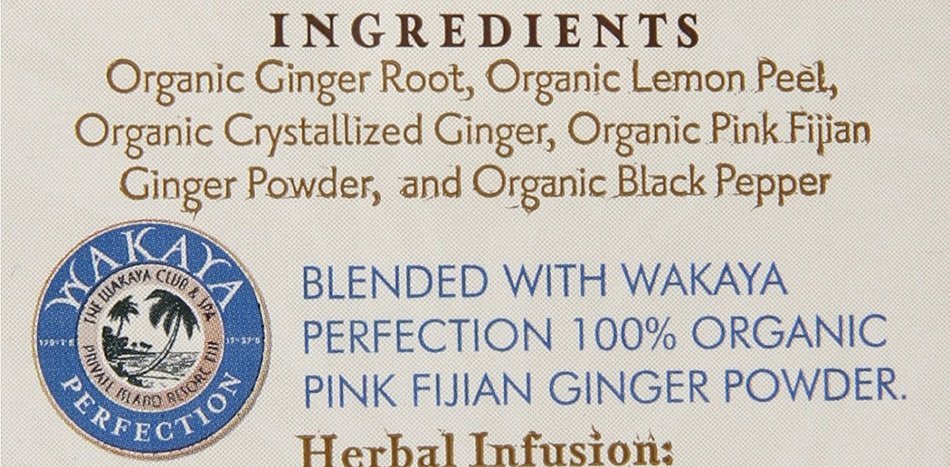 Chopra Center Organic Herbal Tea, Ginger, 20 Tea Bags
