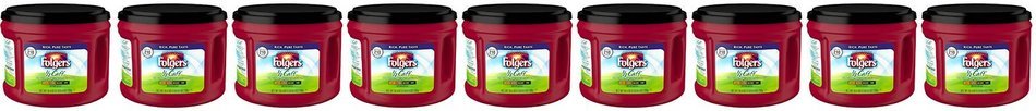 Folgers 1/2 Caff Ground Coffee, 25.4 oz N2