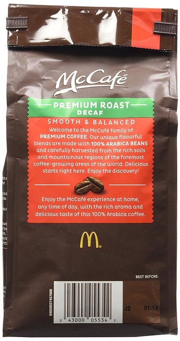 McCafe Coffee Ground Coffee, Hazelnut Light Roast, 12 Ounce N2