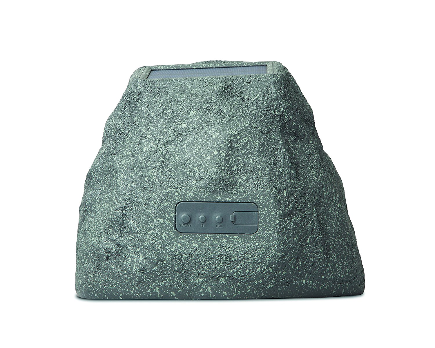 ION Audio Solar Stone | Wireless Solar-Rechargeable Garden Speaker 