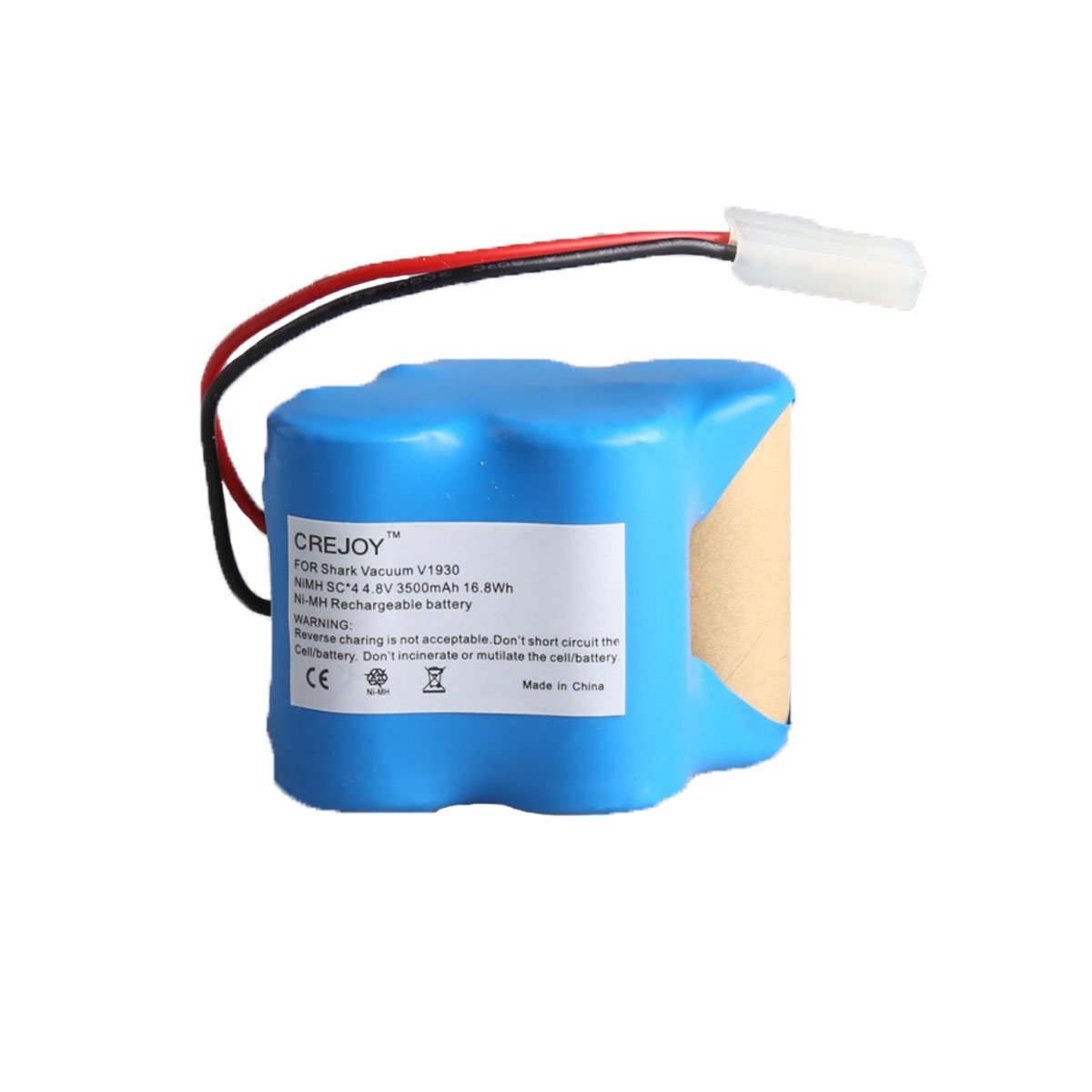 High Capacity 4.8V 3500mAh Euro Pro Shark X1725QN Battery for Shark