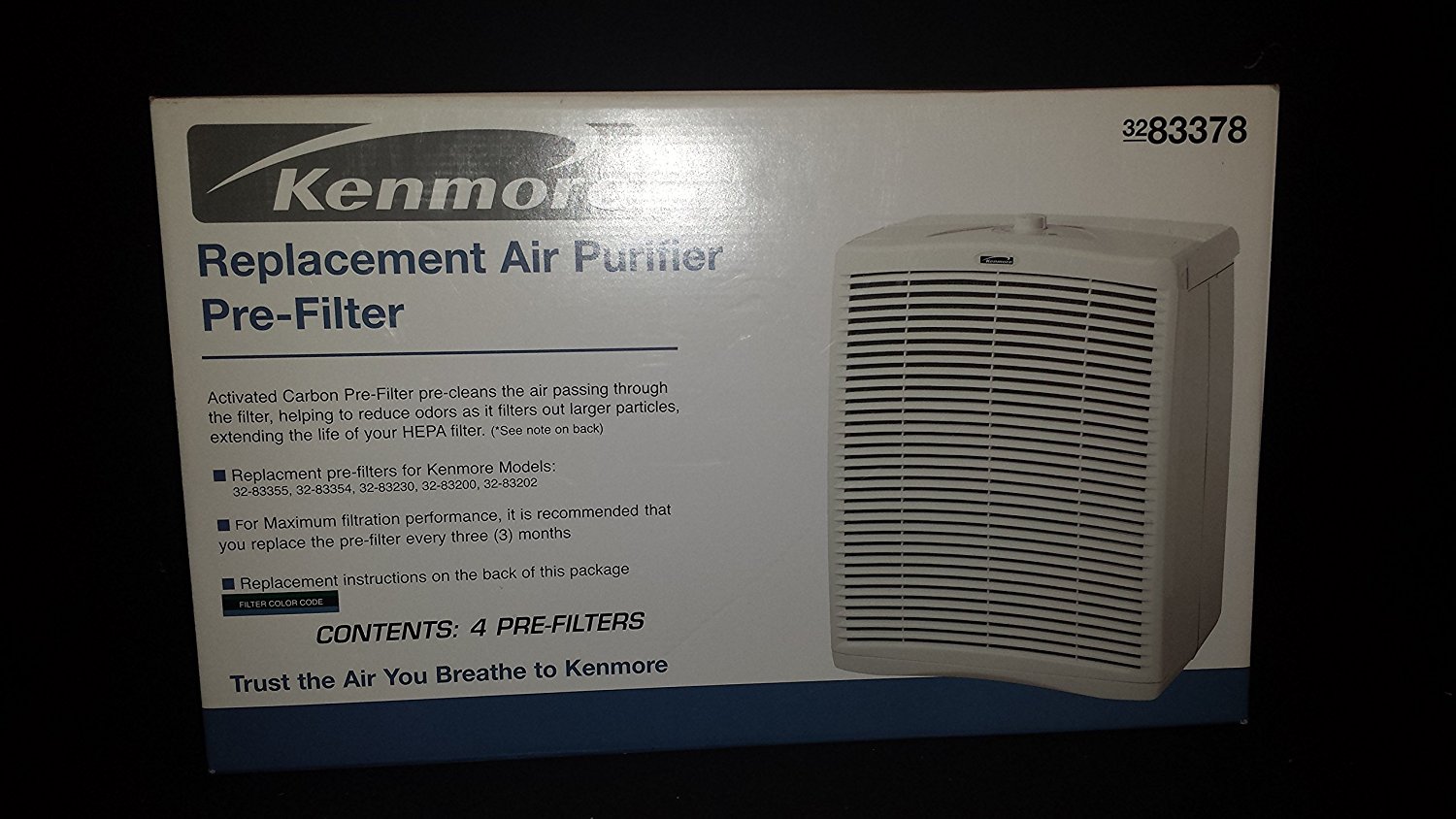 83378 Sears/Kenmore Air Cleaner Replacement Filter free image download