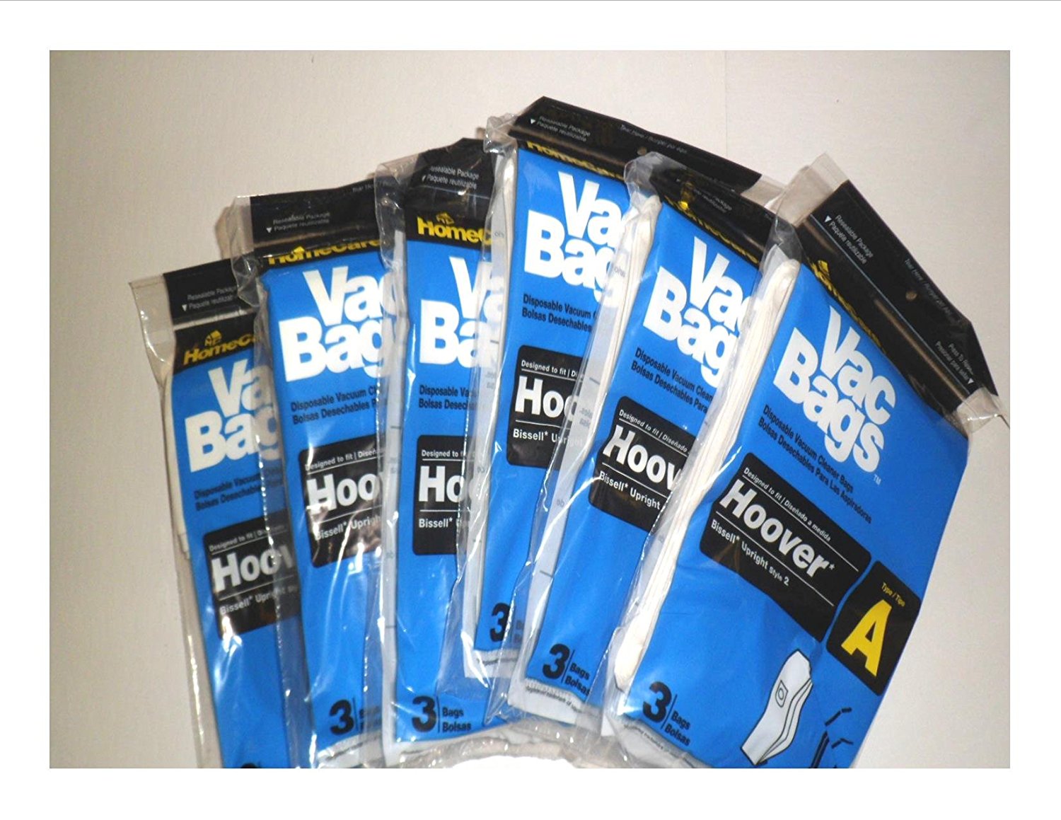 Hoover Type A Vacuum Bags by Home Care, (18-Pack), 4010001A N2 free ...
