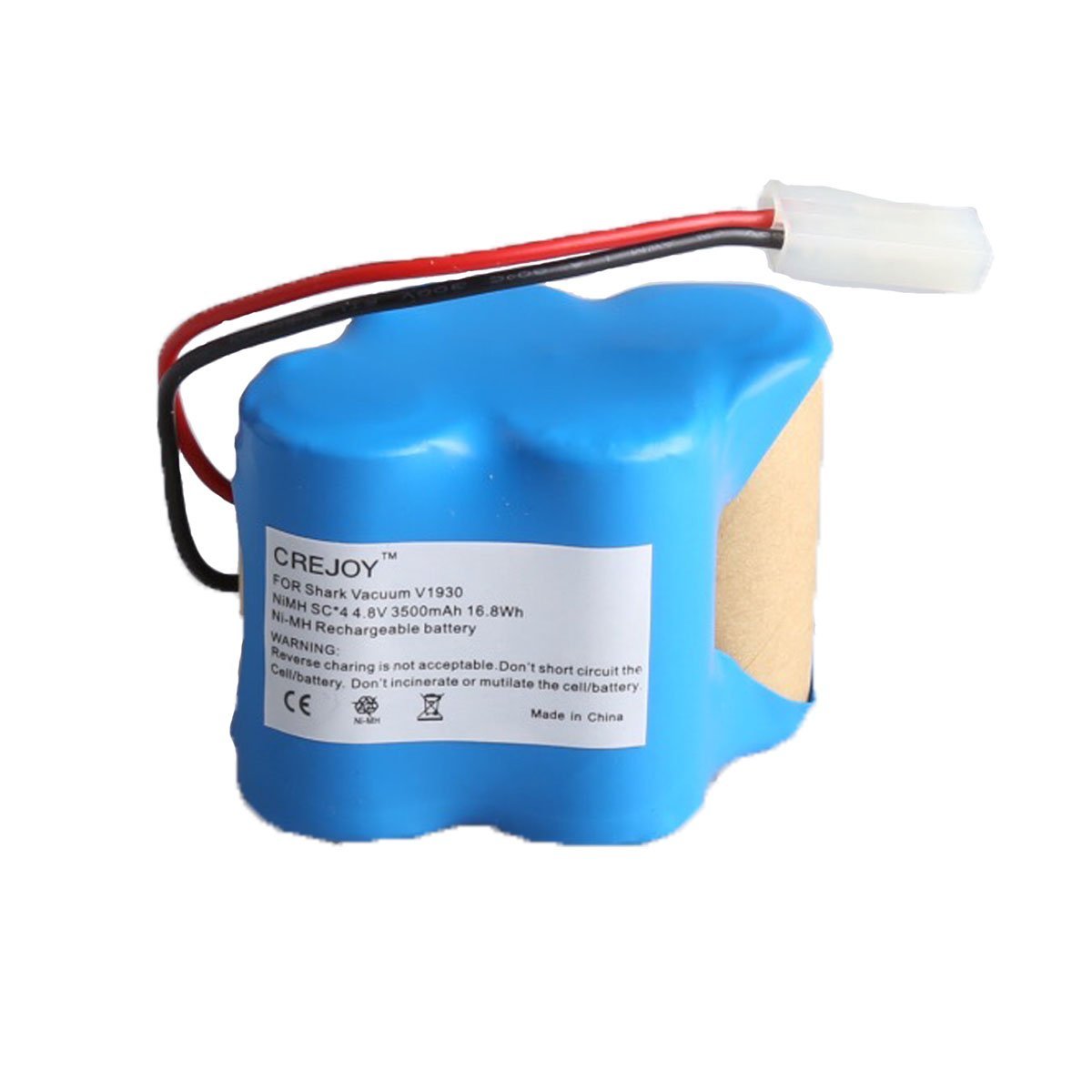 High Capacity 4.8V 3500mAh Euro Pro Shark X1725QN Battery for Shark