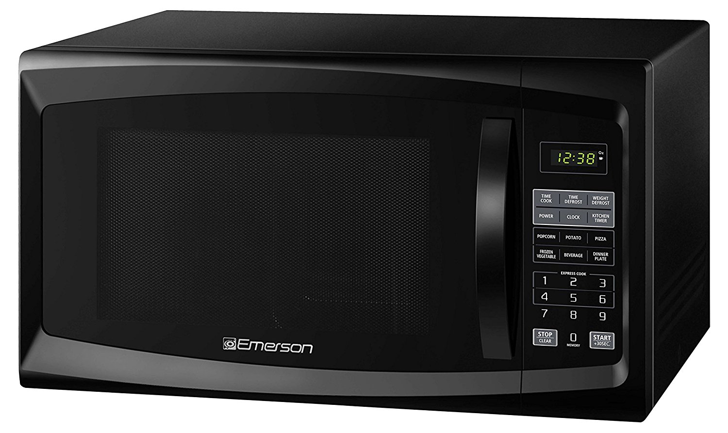 Emerson MW1612B, 1.6 CU. FT. 1100 Watt, Touch Control, Black Microwave