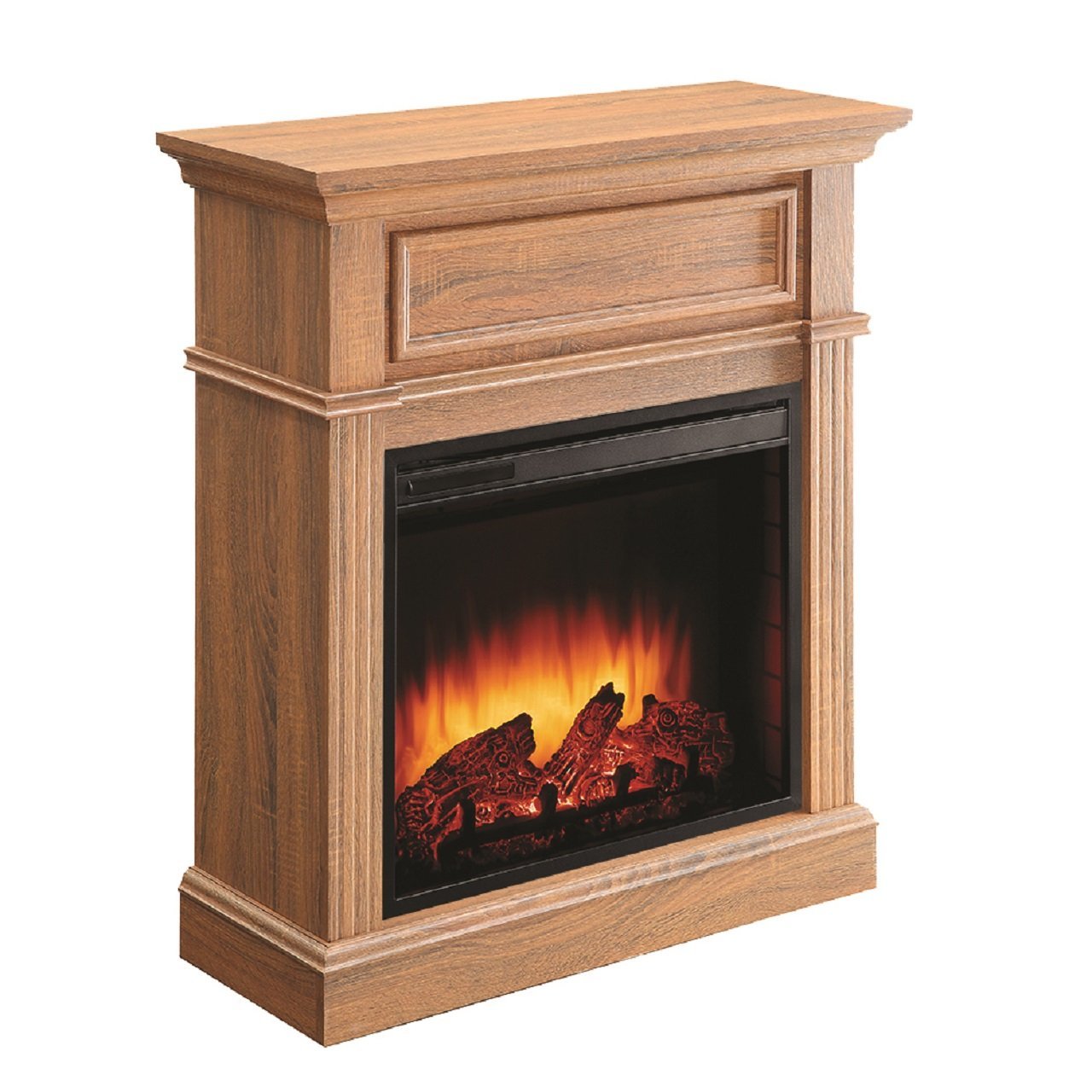 Comfort Glow EF5568RKD Briarton Electric Fireplace in Rich Heritage Oak