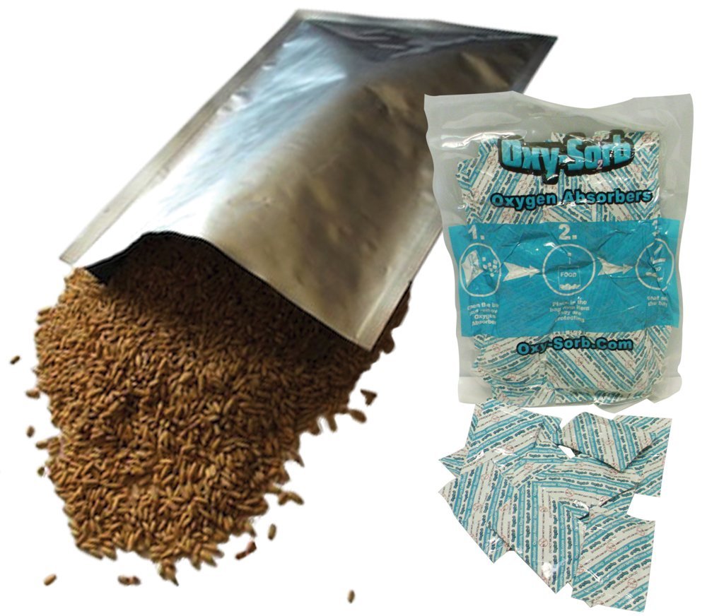 20-1 Gallon 10-Inch by 16-Inch Mylar Bags and 300cc Oxy-Sorb Oxygen ...