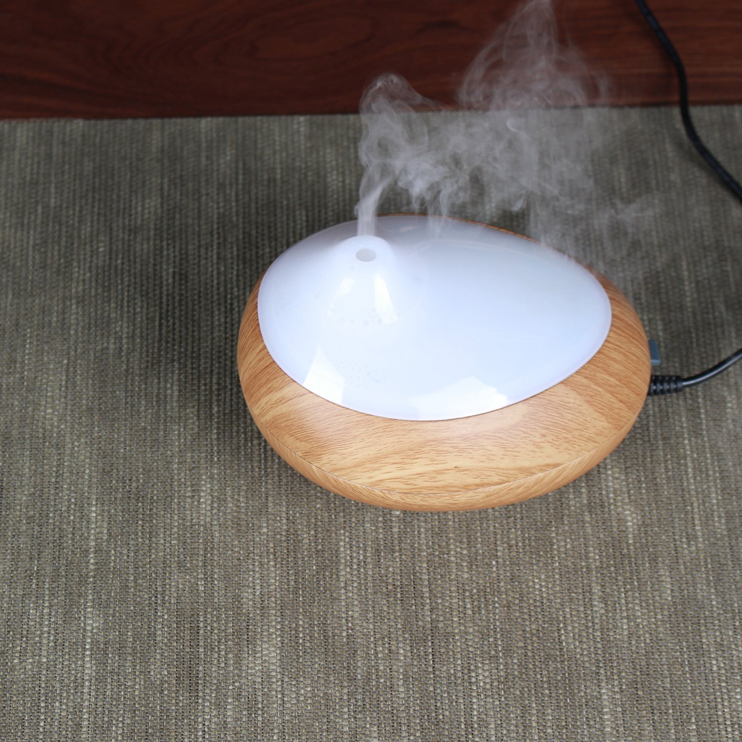 Bosszi 600ml Essential Oil Aroma Diffuser Ultrasonic Aromatherapy Air Purifier Cool Mist