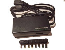SQA 96W Universal AC Power Adapter Charger For Laptop Notebook provided tip matches the included tip size DC 15V...