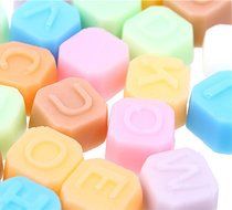 Yunko Alphanumeric Number and Alphabet Ice Cube Silicone Mold Chocolate Candy Mold Fondant Cake Decorating Mold... N2