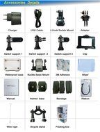 VGSION Waterproof WIFI 4K Utra HD Sports HD Camera with Bicycle Mounts Helmet Cam N8