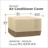 Classic Accessories 55-452-150301-RT Veranda Window AC Cover, Medium N5