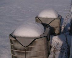 Air Conditioner Covers - Outdoor Winter Breathable Top Cover - 32x32 - Black