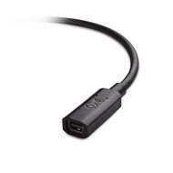 Cable Matters Gold-Plated Mini DisplayPort 1.2 Extension Cable with 4K Video Support in White - 3 Feet N9