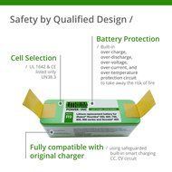 UL&amp;CE Certified - Lithium Roomba Replacement Battery For iRobot Roomba 500, 600, 700, 800, 980 Series and Scooba... N5