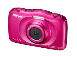 Nikon COOLPIX S33 Waterproof Digital Camera (Pink) - International Version N6