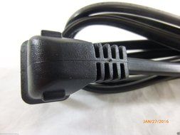 12 Ft foot USA 2 pin Male to 90 Degree Right Angled IEC 320 C7 AC Power Supply Cord cable For Samsung TV's N3