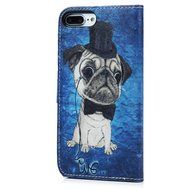 iPhone 7 Plus Case (5.5 inch) - Flip Stand Wallet Case PU Leather Shock-Absorption Soft TPU Inner Bumper Cute... N12
