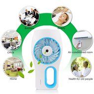 Handheld Mini Rechargeable USB Misting Fan Portable Personal Cooling Mist Humidifier Fan for Home Office and Travel... N8