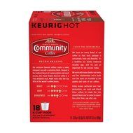 Community Coffee Pecan Praline, K-Cup for Keurig Brewers, 18 Count