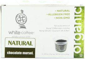 White Coffee Organic Single Serve Coffee, Chocolate Morsel, 10 Count