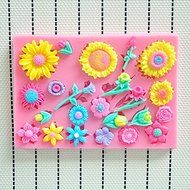 WilsonBaking Love Collection - Flower Field Decor Mold Decorations Silicone Mold Silicone Fondant Lace Molds -... N2