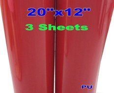 3 sheets of 20"x 1 FOOT(12 Inch) Dingword heat transfer Vinyl / film,IRON ON T-shirt Heat Transfer, Craft Garment... N3