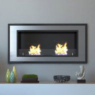 Moda Flame Lugo Wall Mounted Ethanol Fireplace N3