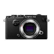 Olympus PEN-F Mirrorless Digital Camera (Black Body) w/ 32GB SD Card &amp; Monopod Bundle N7