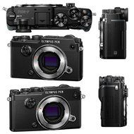Olympus PEN-F Mirrorless Digital Camera (Black Body) w/ 32GB SD Card &amp; Monopod Bundle N9