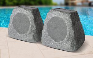 ION Audio Solar Stone | Wireless Solar-Rechargeable Garden Speaker (Single) N5