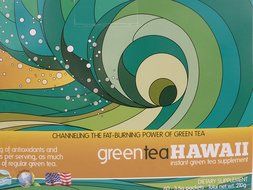 Green Tea Hawaii (Variety Pack) Powder with Noni, 60 Packets, 540 mg of Antioxidants/Polyphenols, All Natural