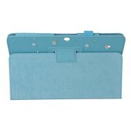 KAKA(TM) 3D Handmade Rhinestone Crystal PU Leather Stand Folding Protective Tablet Case Cover For Acer Iconia... N55
