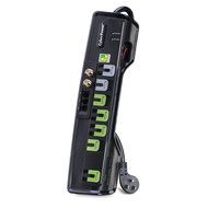 CyberPower CSHT808TC Home Theater 8-Outlets Surge Suppressor 8FT Cord and AV protection 2850 Joules N12
