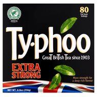 Typhoo Extra Strong - Tea Bags 80 Foil Fresh Teabags