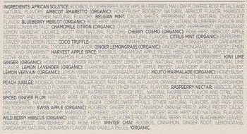Tea Fort&eacute; Tea Chest Herbal Tea Tasting Assortment with 40 Handcrafted Pyramid Tea Infusers - Chamomile, Chai,...