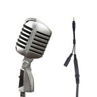 GBSELL 3.5mm Stereo Audio Male to 2 Female Headset Mic Y Splitter Cable Adapter N3