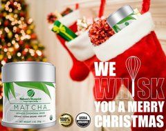 Nature's Blueprint Organic Japanese Matcha Green Tea Powder (1 oz Tin) - Ceremonial Grade N4