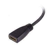 MEALINK High Speed 90 Degree Mini HDMI To HDMI Female Cable Adapter HDMI Ver1.4 3D for Digital Camera Tablet 15CM... N15