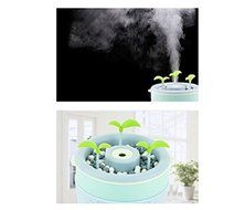 MOEBULB 235ml -Anion Ultrasonic Flower Pot Humidifier，Air Purifier, USB Powered with Auto On/Off For Home, Office... N4