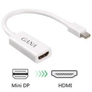 GANA Mini DisplayPort (DP) Male To Female Adapter Cable (Mini DP to HDMI 10ft Black) N22