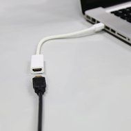 GANA Mini DisplayPort (DP) Male To Female Adapter Cable (Mini DP to HDMI 10ft Black) N23